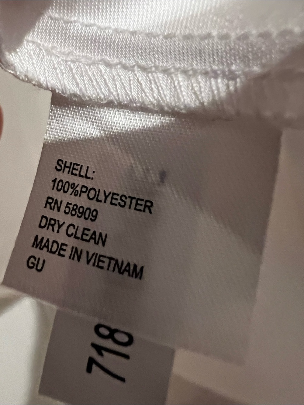 NWT Gianni Bini White Satin V-Neck Camisole Size 12 - Picture 5 of 5